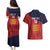 Custom Jersey Cricket Couples Matching Puletasi and Hawaiian Shirt Go Jer Lions - Wonder Print Shop