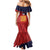 Custom Jersey Cricket Family Matching Mermaid Dress and Hawaiian Shirt Go Jer Lions - Wonder Print Shop