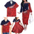 Custom Jersey Cricket Family Matching Off The Shoulder Long Sleeve Dress and Hawaiian Shirt Go Jer Lions - Wonder Print Shop