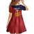 Custom Jersey Cricket Family Matching Off Shoulder Short Dress and Hawaiian Shirt Go Jer Lions - Wonder Print Shop