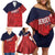 Custom Jersey Cricket Family Matching Off Shoulder Short Dress and Hawaiian Shirt Go Jer Lions - Wonder Print Shop