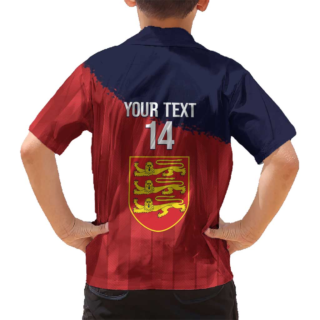 Custom Jersey Cricket Family Matching Short Sleeve Bodycon Dress and Hawaiian Shirt Go Jer Lions - Wonder Print Shop