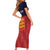 Custom Jersey Cricket Family Matching Short Sleeve Bodycon Dress and Hawaiian Shirt Go Jer Lions - Wonder Print Shop