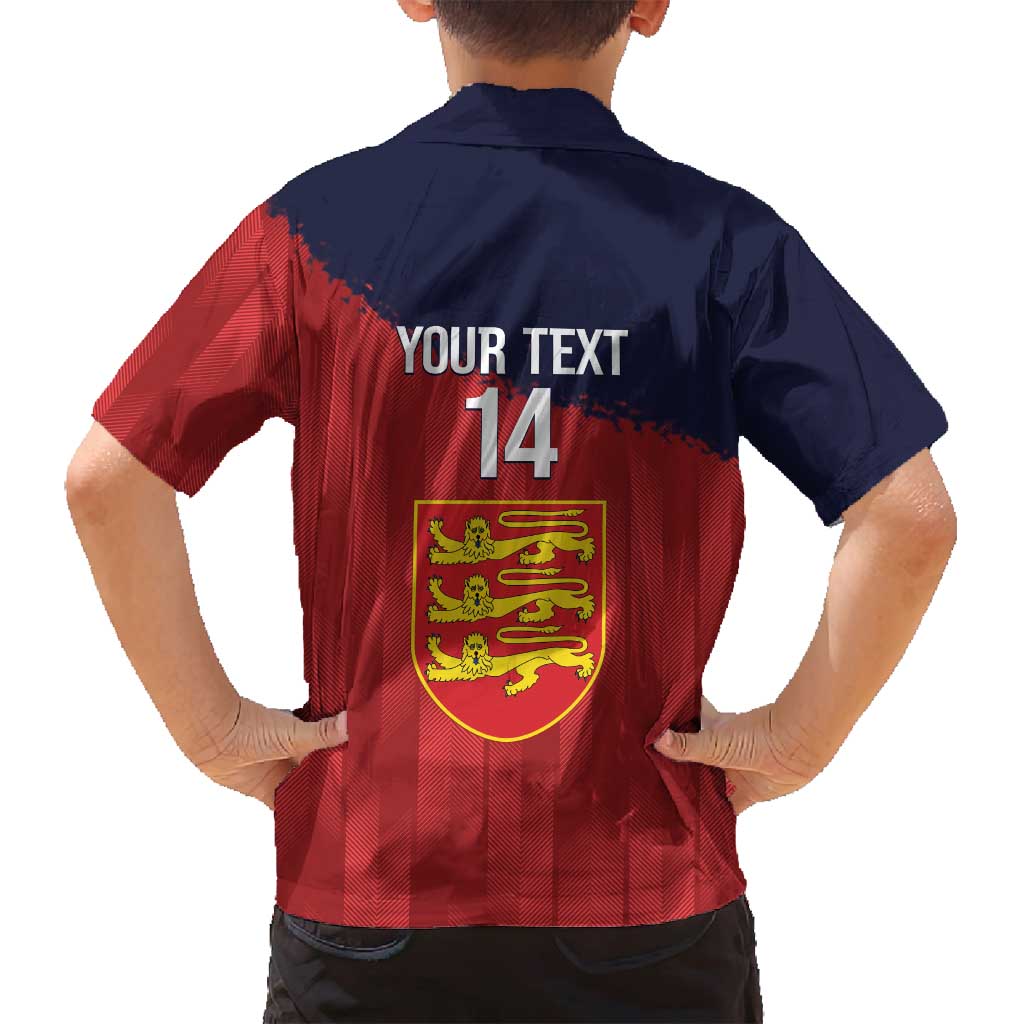 Custom Jersey Cricket Family Matching Tank Maxi Dress and Hawaiian Shirt Go Jer Lions - Wonder Print Shop