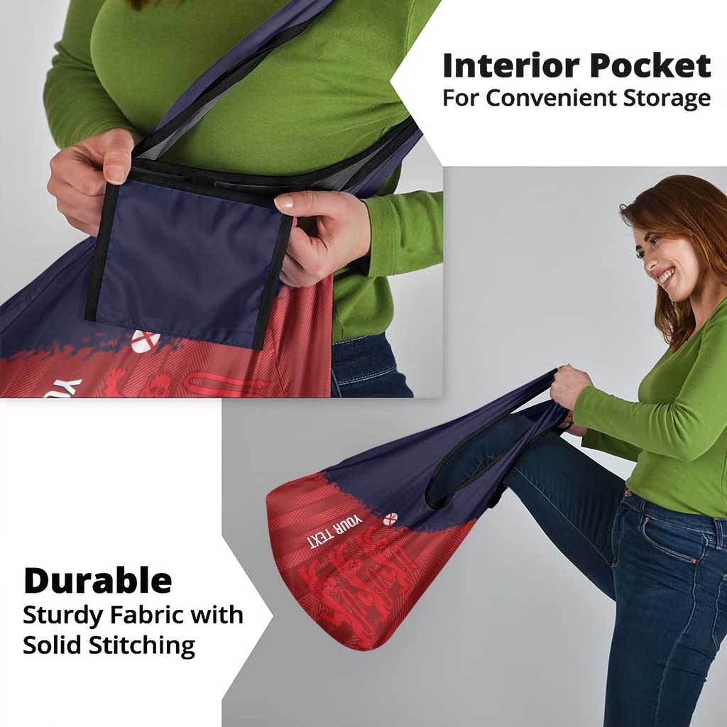 Custom Jersey Cricket Grocery Bag Go Jer Lions - Wonder Print Shop