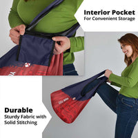 Custom Jersey Cricket Grocery Bag Go Jer Lions - Wonder Print Shop