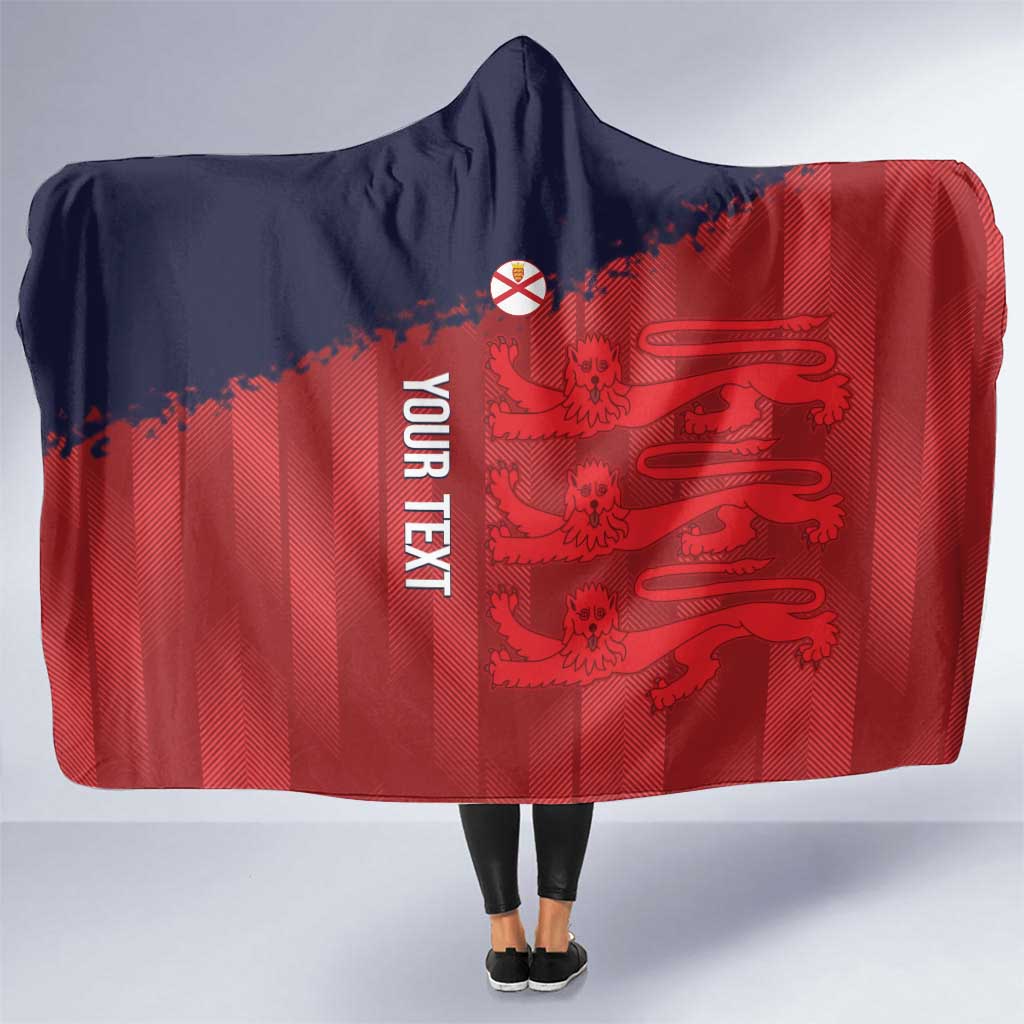 Custom Jersey Cricket Hooded Blanket Go Jer Lions - Wonder Print Shop