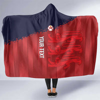 Custom Jersey Cricket Hooded Blanket Go Jer Lions - Wonder Print Shop