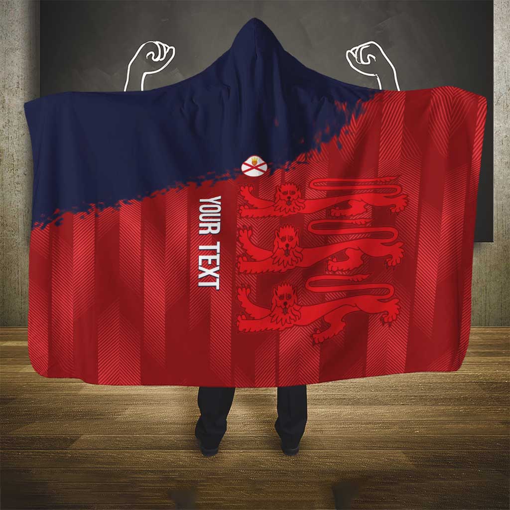 Custom Jersey Cricket Hooded Blanket Go Jer Lions - Wonder Print Shop