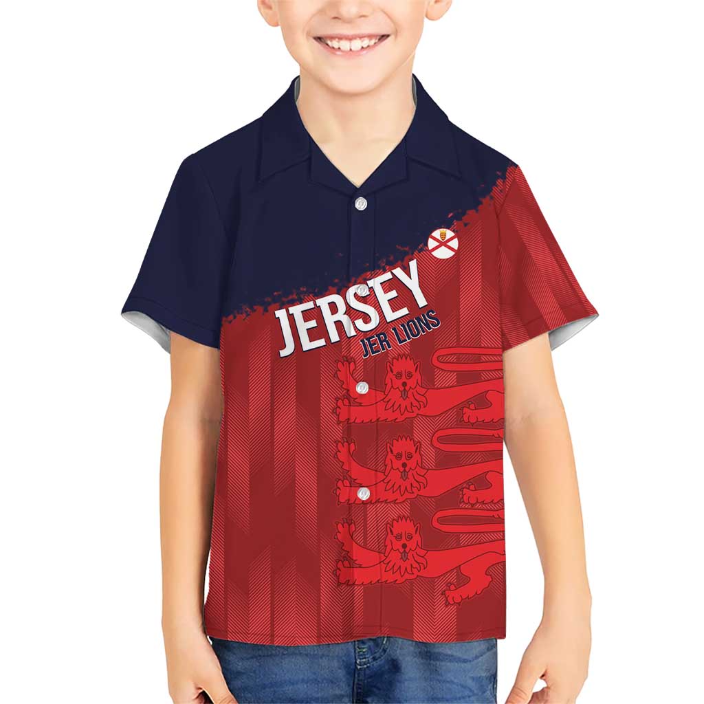 Custom Jersey Cricket Kid Hawaiian Shirt Go Jer Lions - Wonder Print Shop