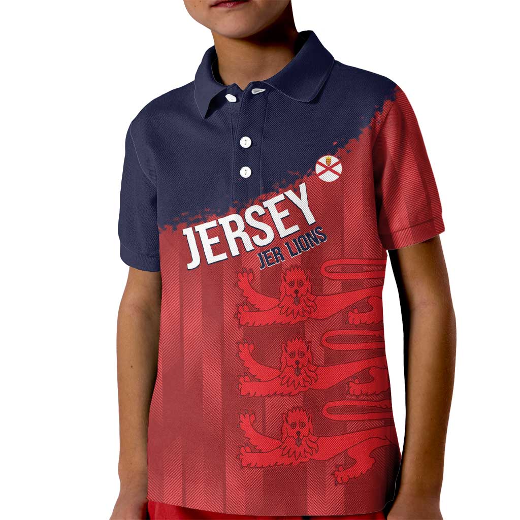 Custom Jersey Cricket Kid Polo Shirt Go Jer Lions - Wonder Print Shop