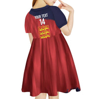 Custom Jersey Cricket Kid Short Sleeve Dress Go Jer Lions - Wonder Print Shop