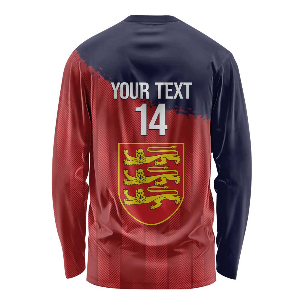 Custom Jersey Cricket Long Sleeve Shirt Go Jer Lions - Wonder Print Shop