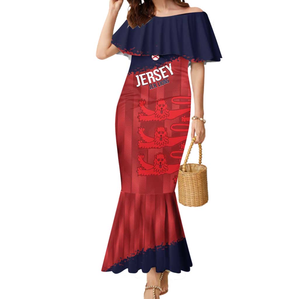 Custom Jersey Cricket Mermaid Dress Go Jer Lions - Wonder Print Shop