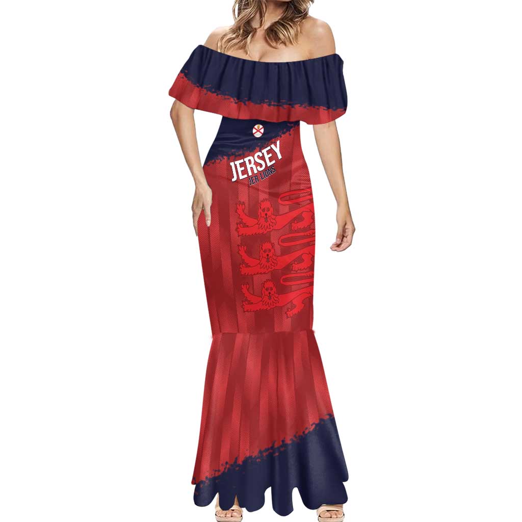 Custom Jersey Cricket Mermaid Dress Go Jer Lions - Wonder Print Shop