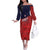 Custom Jersey Cricket Off The Shoulder Long Sleeve Dress Go Jer Lions - Wonder Print Shop