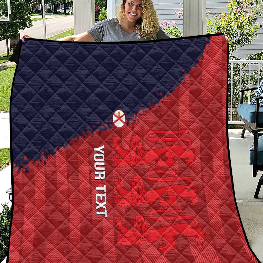 Custom Jersey Cricket Quilt Go Jer Lions - Wonder Print Shop