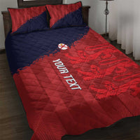 Custom Jersey Cricket Quilt Bed Set Go Jer Lions - Wonder Print Shop