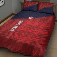 Custom Jersey Cricket Quilt Bed Set Go Jer Lions - Wonder Print Shop