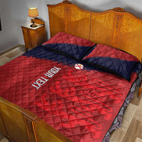 Custom Jersey Cricket Quilt Bed Set Go Jer Lions - Wonder Print Shop
