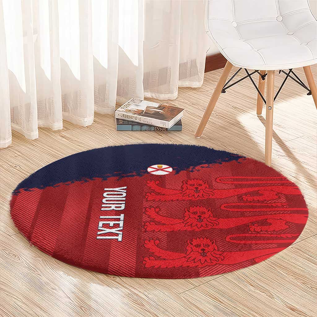 Custom Jersey Cricket Round Carpet Go Jer Lions - Wonder Print Shop