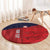 Custom Jersey Cricket Round Carpet Go Jer Lions - Wonder Print Shop