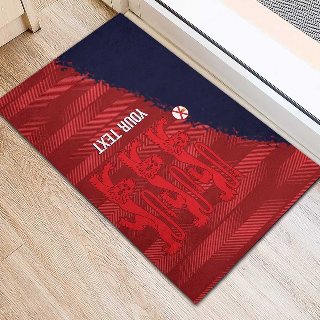 Custom Jersey Cricket Rubber Doormat Go Jer Lions - Wonder Print Shop