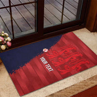 Custom Jersey Cricket Rubber Doormat Go Jer Lions - Wonder Print Shop
