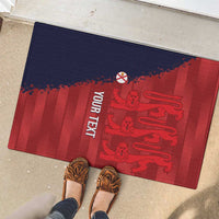 Custom Jersey Cricket Rubber Doormat Go Jer Lions - Wonder Print Shop