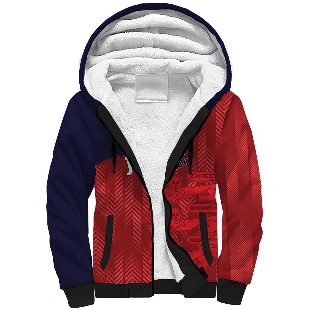 Custom Jersey Cricket Sherpa Hoodie Go Jer Lions - Wonder Print Shop
