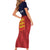 Custom Jersey Cricket Short Sleeve Bodycon Dress Go Jer Lions - Wonder Print Shop