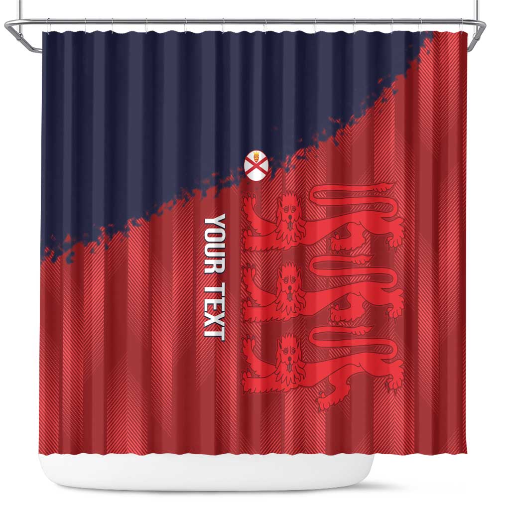 Custom Jersey Cricket Shower Curtain Go Jer Lions - Wonder Print Shop