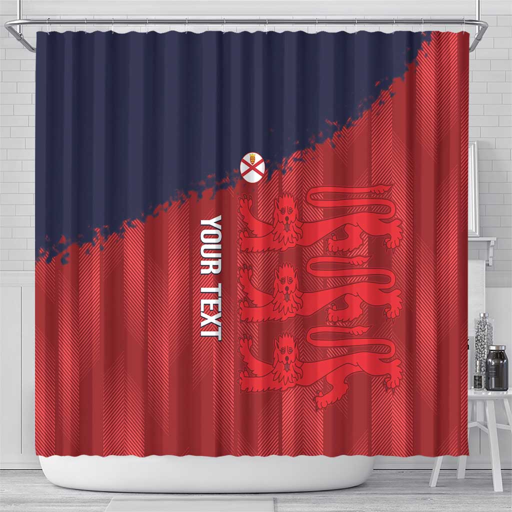 Custom Jersey Cricket Shower Curtain Go Jer Lions - Wonder Print Shop