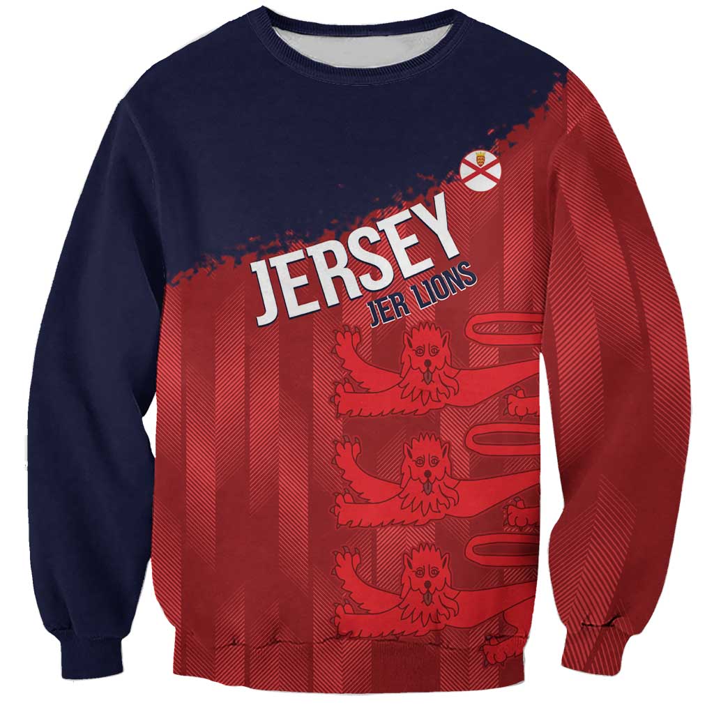 Custom Jersey Cricket Sweatshirt Go Jer Lions - Wonder Print Shop