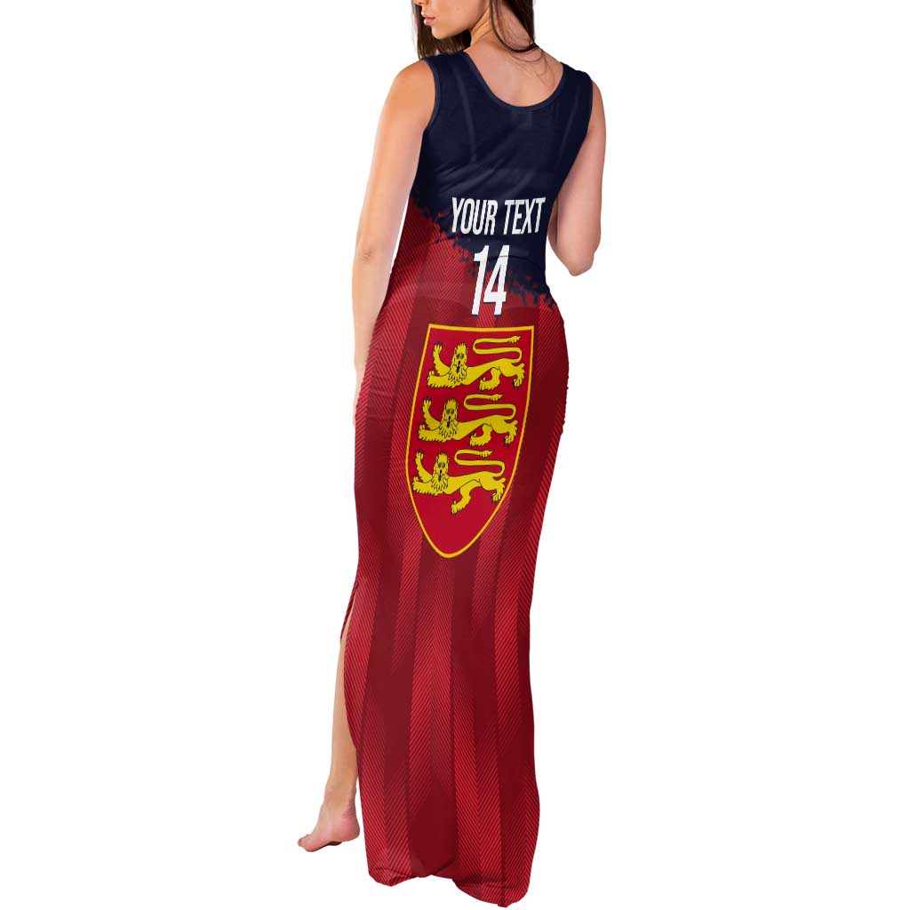 Custom Jersey Cricket Tank Maxi Dress Go Jer Lions - Wonder Print Shop