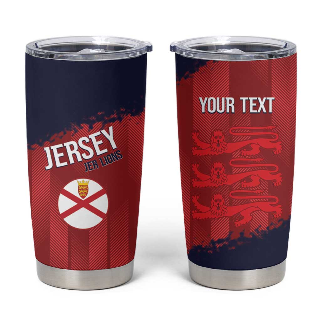 Custom Jersey Cricket Tumbler Cup Go Jer Lions - Wonder Print Shop
