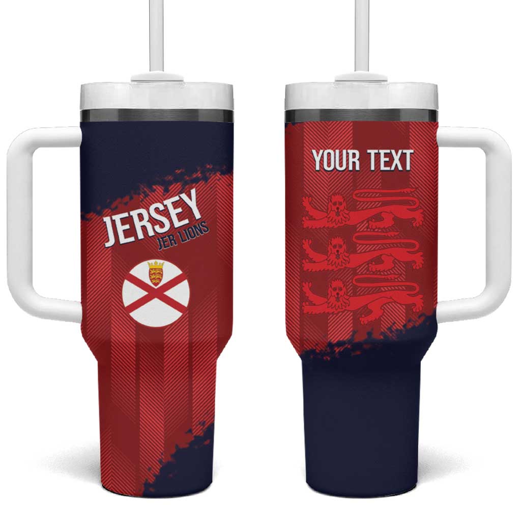 Custom Jersey Cricket Tumbler With Handle Go Jer Lions - Wonder Print Shop