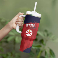 Custom Jersey Cricket Tumbler With Handle Go Jer Lions - Wonder Print Shop
