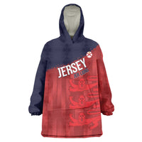 Custom Jersey Cricket Wearable Blanket Hoodie Go Jer Lions - Wonder Print Shop