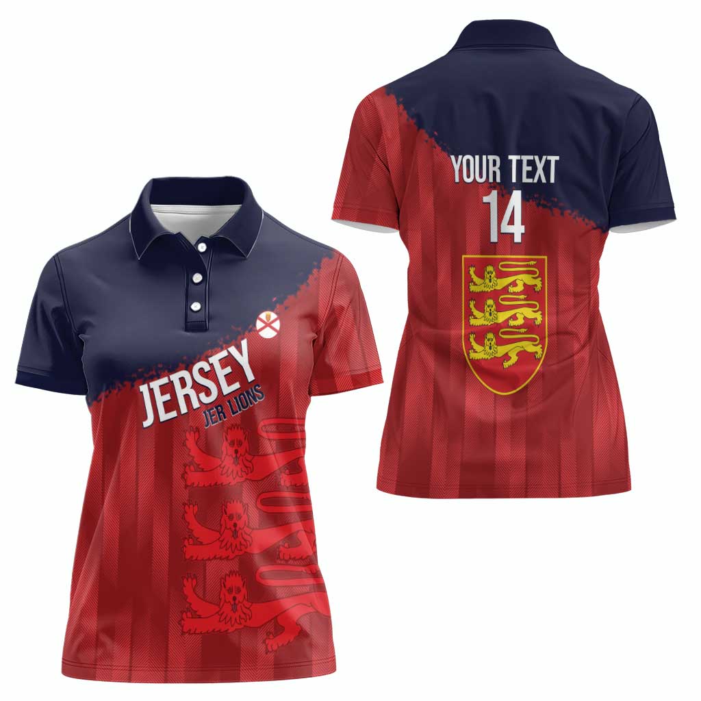 Custom Jersey Cricket Women Polo Shirt Go Jer Lions - Wonder Print Shop