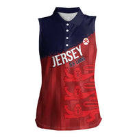 Custom Jersey Cricket Women Sleeveless Polo Shirt Go Jer Lions - Wonder Print Shop