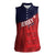Custom Jersey Cricket Women Sleeveless Polo Shirt Go Jer Lions - Wonder Print Shop