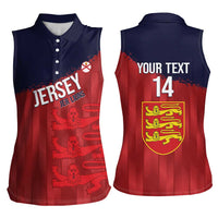 Custom Jersey Cricket Women Sleeveless Polo Shirt Go Jer Lions - Wonder Print Shop