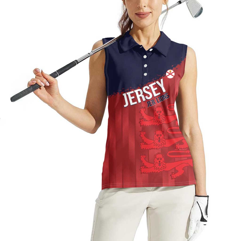 Custom Jersey Cricket Women Sleeveless Polo Shirt Go Jer Lions - Wonder Print Shop