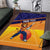 Custom Netherlands Cricket Area Rug Go Flying Dutchmen Lion Mascot - Wonder Print Shop