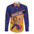 Custom Netherlands Cricket Family Matching Off The Shoulder Long Sleeve Dress and Hawaiian Shirt Go Flying Dutchmen Lion Mascot - Wonder Print Shop