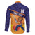 Custom Netherlands Cricket Family Matching Off The Shoulder Long Sleeve Dress and Hawaiian Shirt Go Flying Dutchmen Lion Mascot - Wonder Print Shop