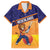 Custom Netherlands Cricket Family Matching Off Shoulder Maxi Dress and Hawaiian Shirt Go Flying Dutchmen Lion Mascot - Wonder Print Shop