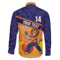 Custom Netherlands Cricket Family Matching Short Sleeve Bodycon Dress and Hawaiian Shirt Go Flying Dutchmen Lion Mascot - Wonder Print Shop