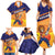Custom Netherlands Cricket Family Matching Summer Maxi Dress and Hawaiian Shirt Go Flying Dutchmen Lion Mascot - Wonder Print Shop